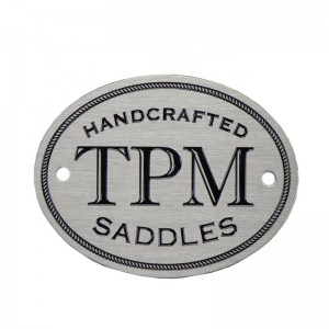 Yongfu ฮาร์ดแวร์ที่กำหนดเองทองเหลืองแผ่นป้ายว่างเปล่ากรดแกะสลักทองแดงชื่อแผ่น